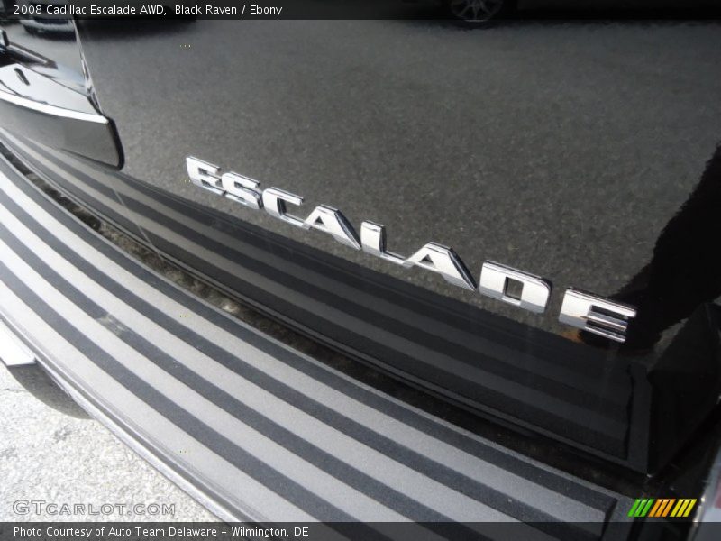 Black Raven / Ebony 2008 Cadillac Escalade AWD