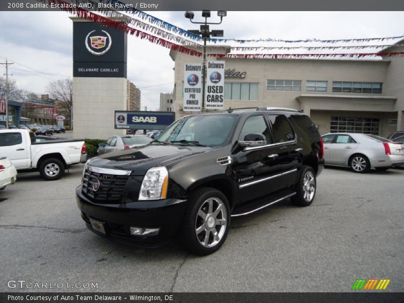 Black Raven / Ebony 2008 Cadillac Escalade AWD