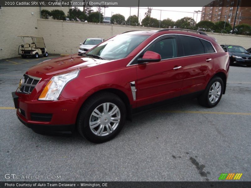Crystal Red Tintcoat / Ebony/Titanium 2010 Cadillac SRX V6