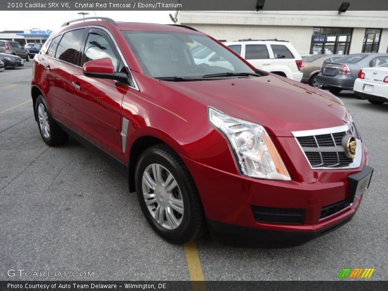 Crystal Red Tintcoat / Ebony/Titanium 2010 Cadillac SRX V6