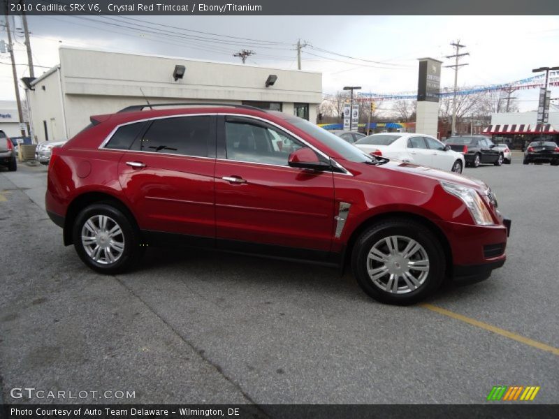 Crystal Red Tintcoat / Ebony/Titanium 2010 Cadillac SRX V6