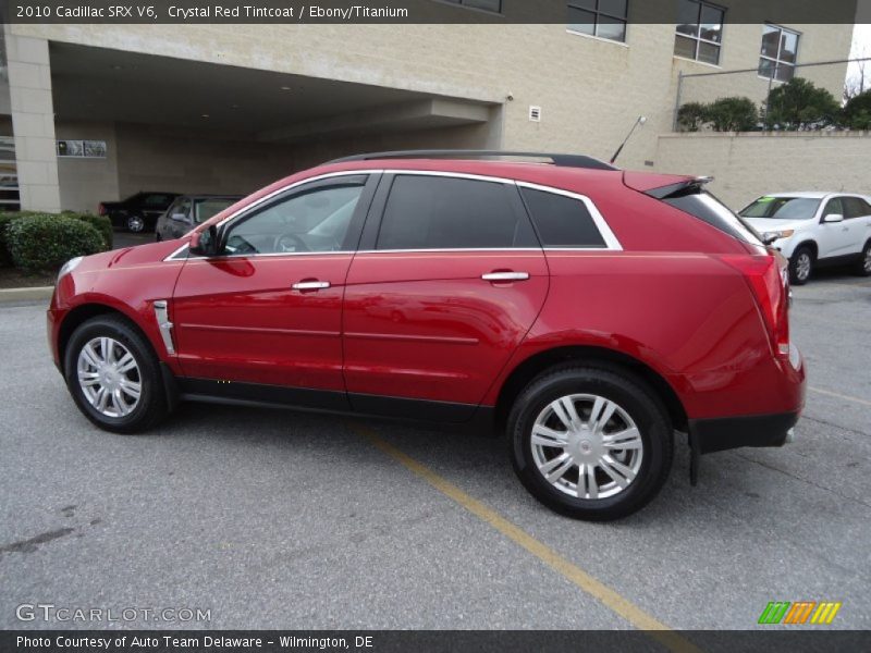 Crystal Red Tintcoat / Ebony/Titanium 2010 Cadillac SRX V6