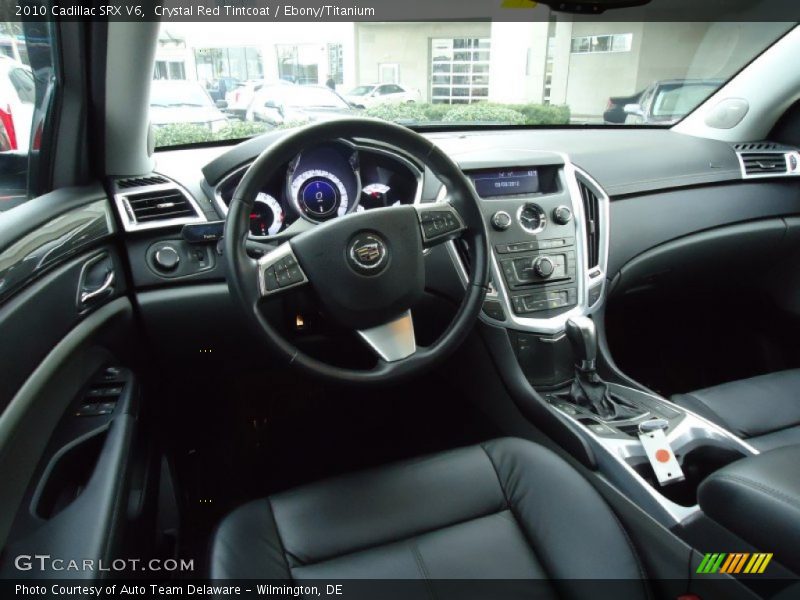 Crystal Red Tintcoat / Ebony/Titanium 2010 Cadillac SRX V6