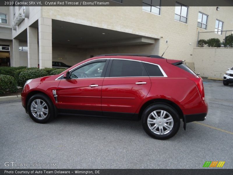 Crystal Red Tintcoat / Ebony/Titanium 2010 Cadillac SRX V6