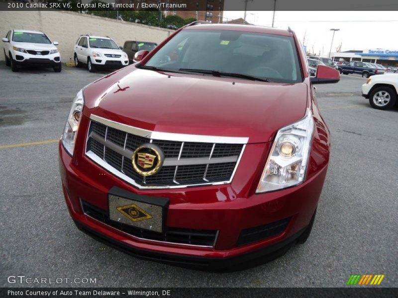 Crystal Red Tintcoat / Ebony/Titanium 2010 Cadillac SRX V6