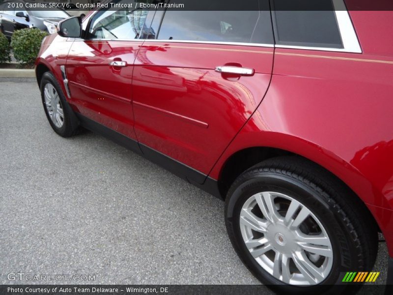 Crystal Red Tintcoat / Ebony/Titanium 2010 Cadillac SRX V6