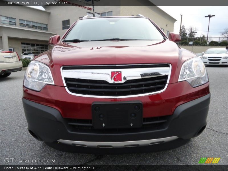 Ruby Red / Tan 2008 Saturn VUE XE