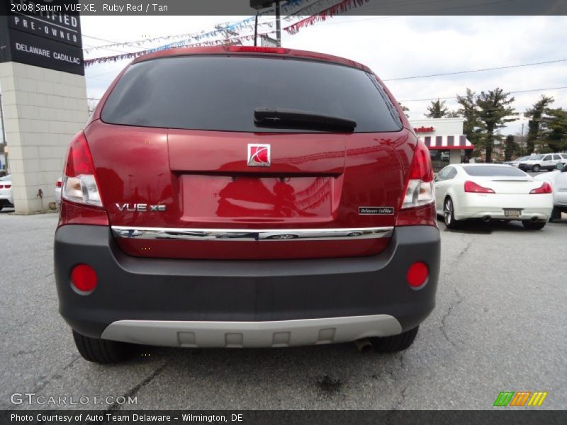 Ruby Red / Tan 2008 Saturn VUE XE