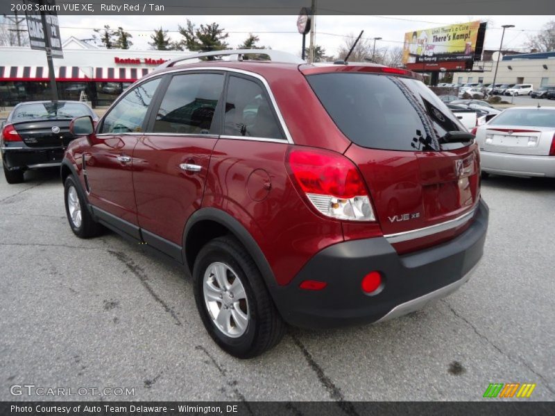 Ruby Red / Tan 2008 Saturn VUE XE