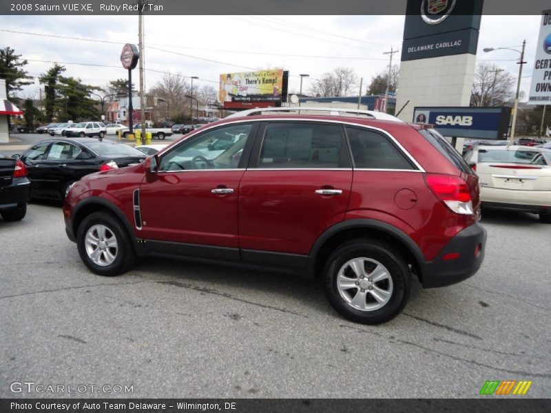 Ruby Red / Tan 2008 Saturn VUE XE