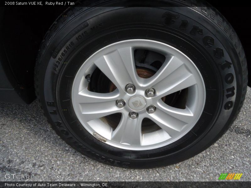 Ruby Red / Tan 2008 Saturn VUE XE