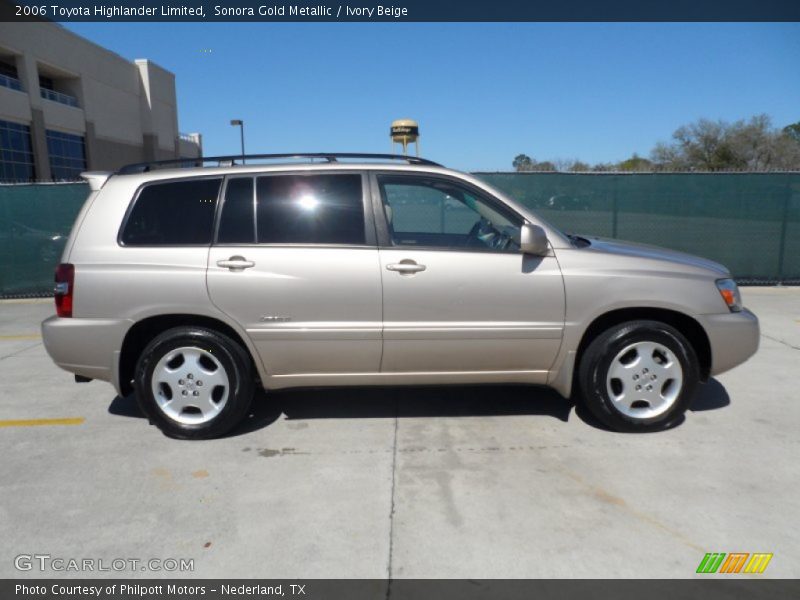 Sonora Gold Metallic / Ivory Beige 2006 Toyota Highlander Limited