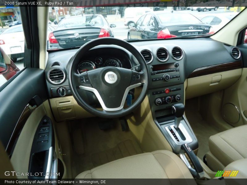 Ruby Red / Tan 2008 Saturn VUE XE