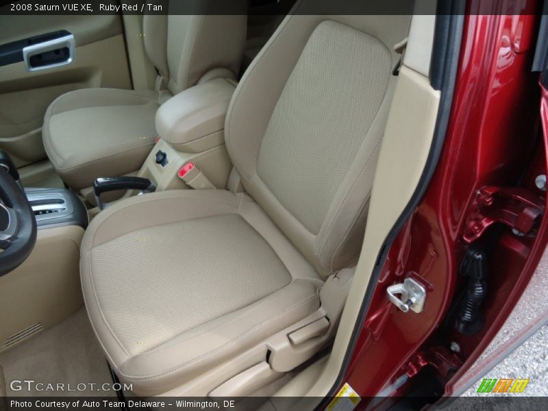 Ruby Red / Tan 2008 Saturn VUE XE