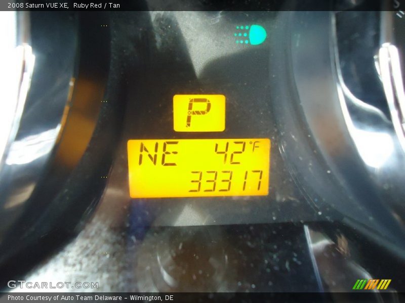 Ruby Red / Tan 2008 Saturn VUE XE