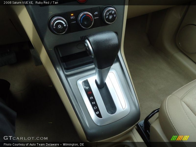 Ruby Red / Tan 2008 Saturn VUE XE