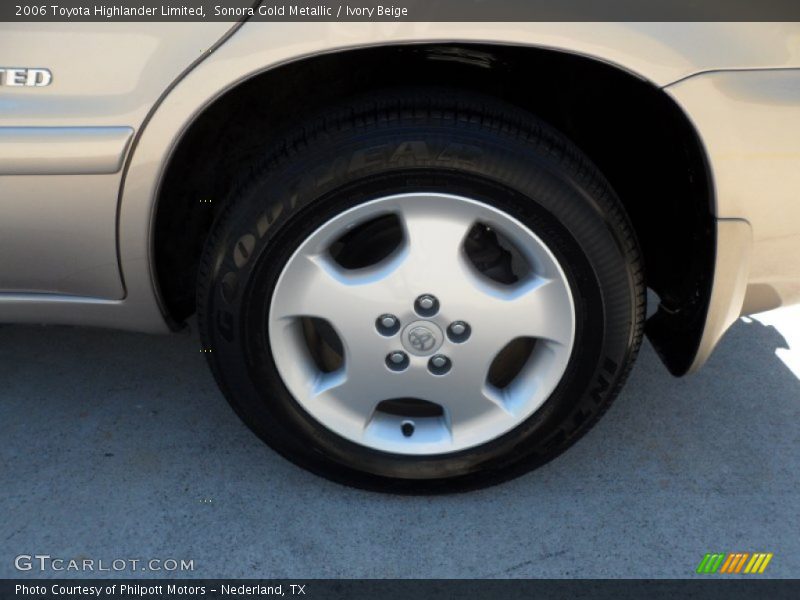 Sonora Gold Metallic / Ivory Beige 2006 Toyota Highlander Limited