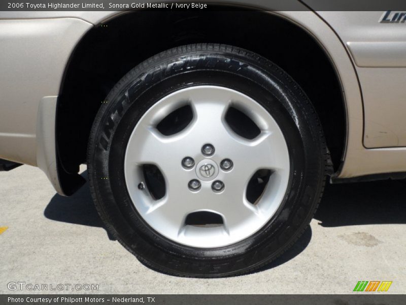 Sonora Gold Metallic / Ivory Beige 2006 Toyota Highlander Limited
