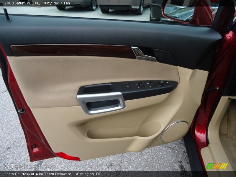 Ruby Red / Tan 2008 Saturn VUE XE