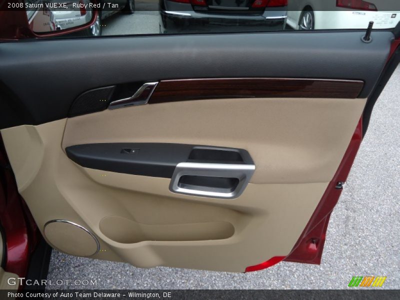 Ruby Red / Tan 2008 Saturn VUE XE