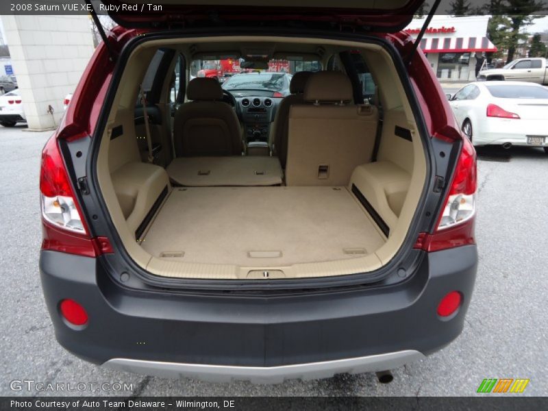 Ruby Red / Tan 2008 Saturn VUE XE