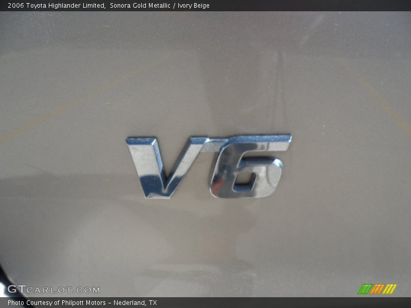 Sonora Gold Metallic / Ivory Beige 2006 Toyota Highlander Limited