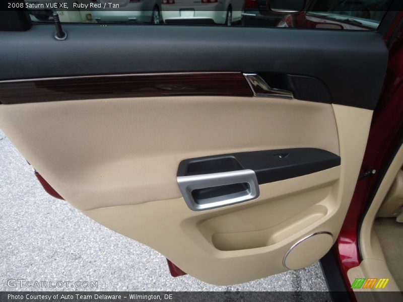 Ruby Red / Tan 2008 Saturn VUE XE