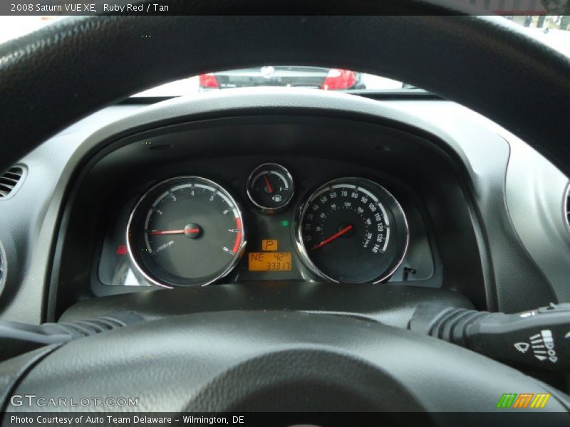 Ruby Red / Tan 2008 Saturn VUE XE