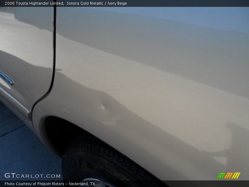 Sonora Gold Metallic / Ivory Beige 2006 Toyota Highlander Limited