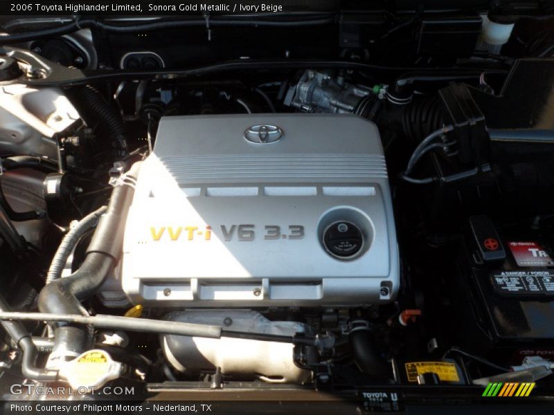 Sonora Gold Metallic / Ivory Beige 2006 Toyota Highlander Limited
