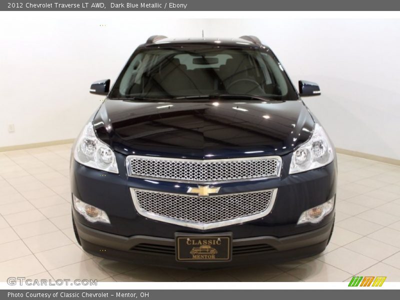 Dark Blue Metallic / Ebony 2012 Chevrolet Traverse LT AWD