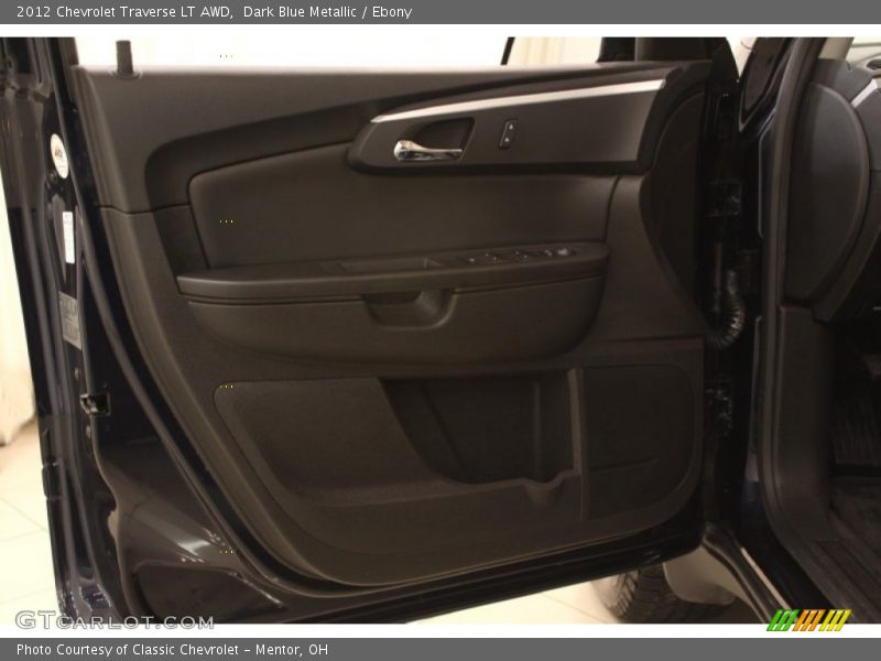 Dark Blue Metallic / Ebony 2012 Chevrolet Traverse LT AWD