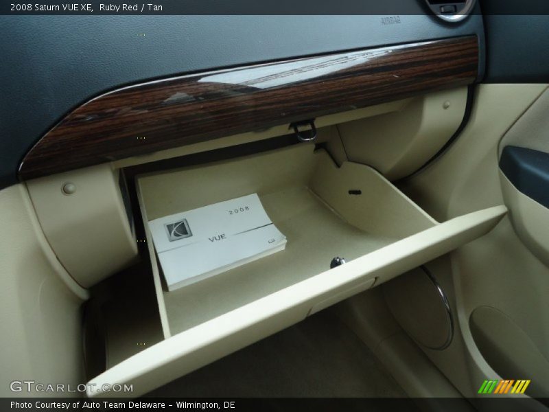 Ruby Red / Tan 2008 Saturn VUE XE