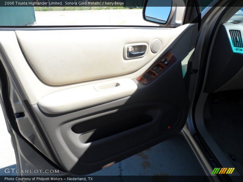 Sonora Gold Metallic / Ivory Beige 2006 Toyota Highlander Limited