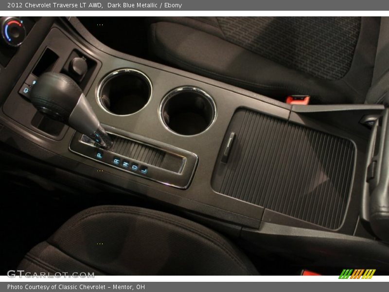 Dark Blue Metallic / Ebony 2012 Chevrolet Traverse LT AWD