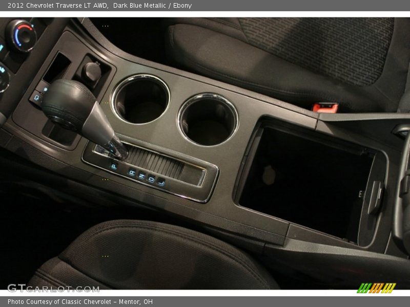 Dark Blue Metallic / Ebony 2012 Chevrolet Traverse LT AWD
