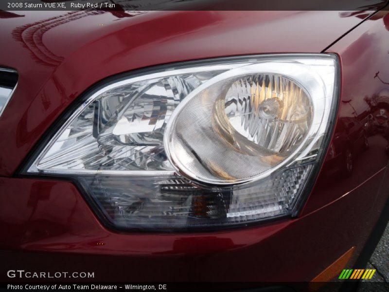 Ruby Red / Tan 2008 Saturn VUE XE