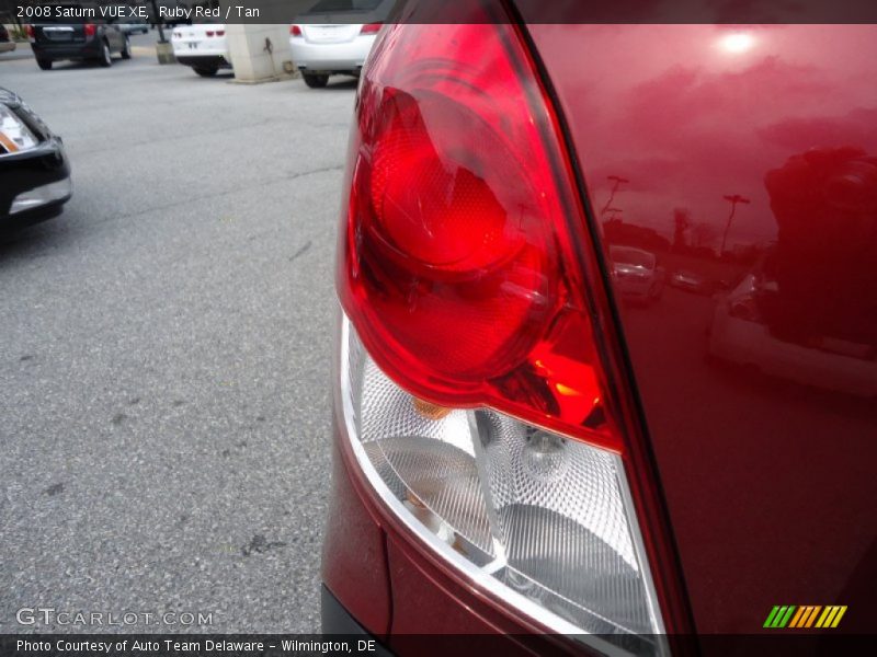 Ruby Red / Tan 2008 Saturn VUE XE