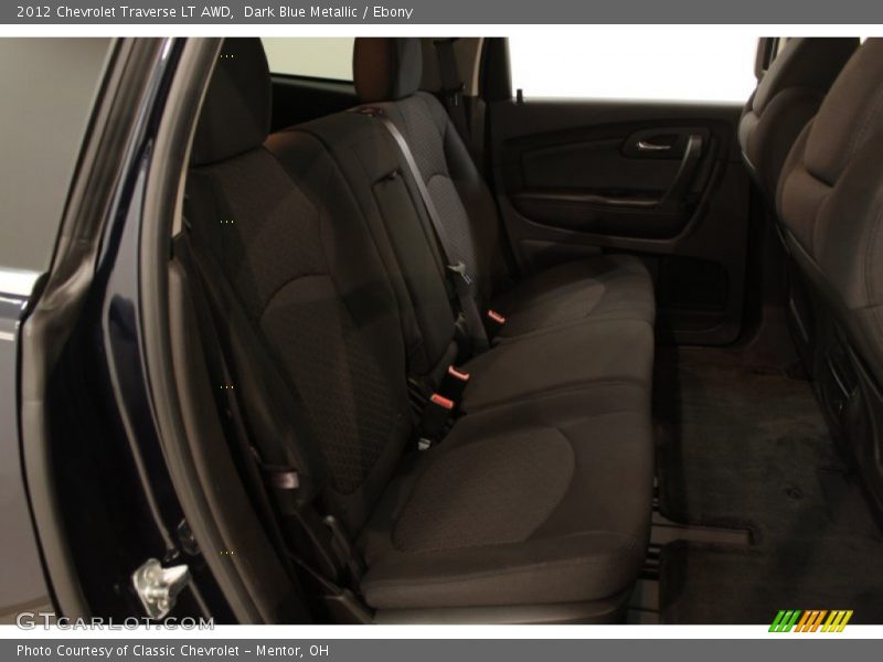 Dark Blue Metallic / Ebony 2012 Chevrolet Traverse LT AWD