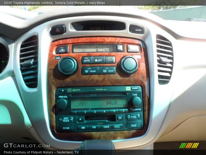 Sonora Gold Metallic / Ivory Beige 2006 Toyota Highlander Limited