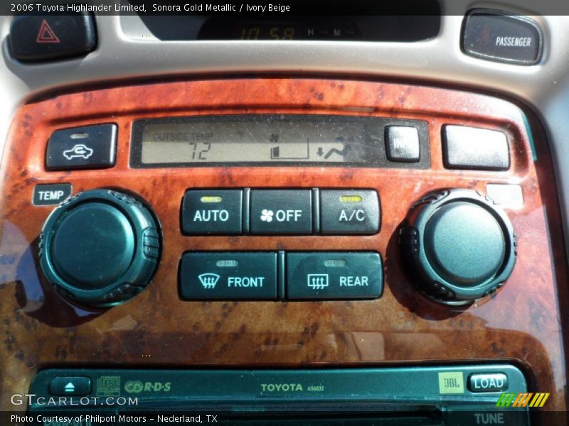 Sonora Gold Metallic / Ivory Beige 2006 Toyota Highlander Limited