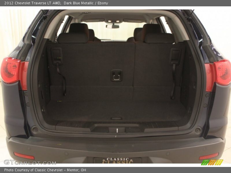 Dark Blue Metallic / Ebony 2012 Chevrolet Traverse LT AWD