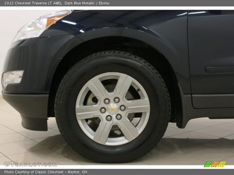 Dark Blue Metallic / Ebony 2012 Chevrolet Traverse LT AWD