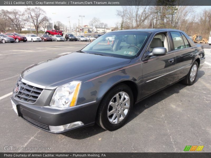 Gray Flannel Metallic / Titanium/Dark Titanium Accents 2011 Cadillac DTS