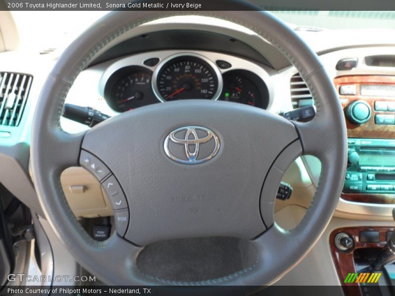 Sonora Gold Metallic / Ivory Beige 2006 Toyota Highlander Limited