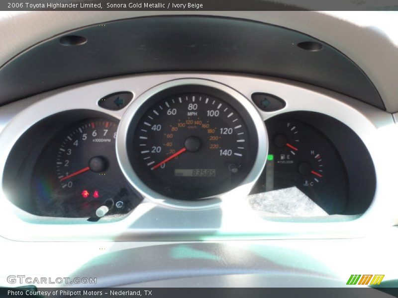 Sonora Gold Metallic / Ivory Beige 2006 Toyota Highlander Limited