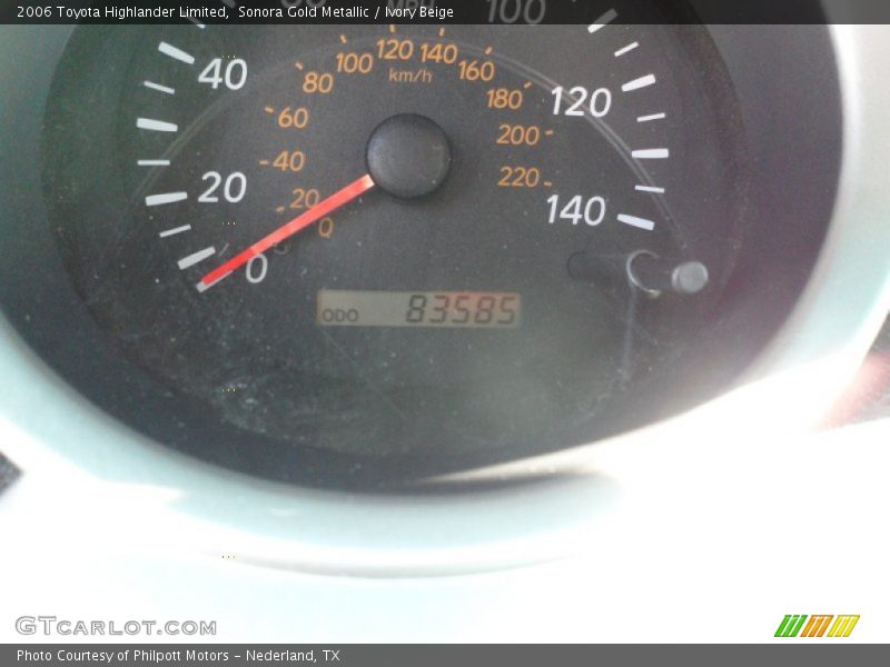 Sonora Gold Metallic / Ivory Beige 2006 Toyota Highlander Limited