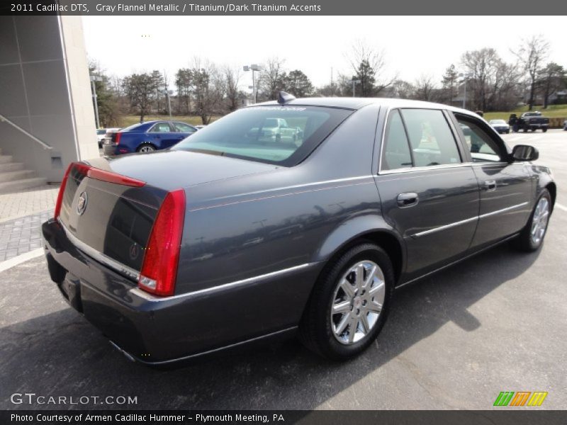 Gray Flannel Metallic / Titanium/Dark Titanium Accents 2011 Cadillac DTS