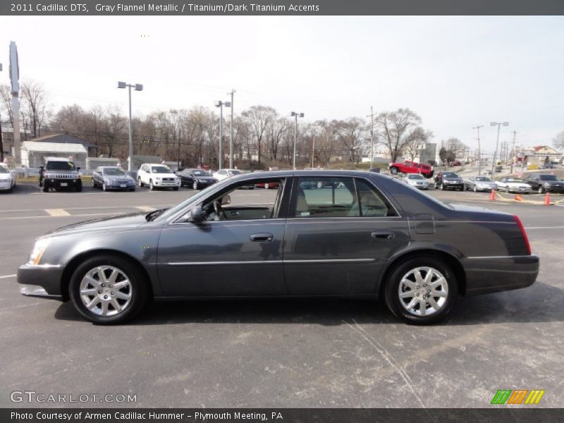 Gray Flannel Metallic / Titanium/Dark Titanium Accents 2011 Cadillac DTS