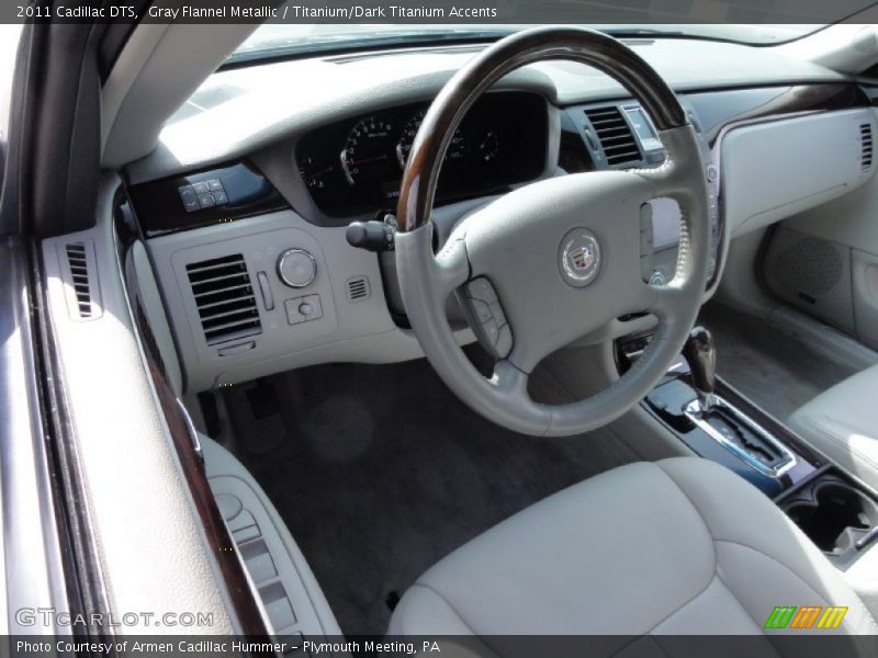 Gray Flannel Metallic / Titanium/Dark Titanium Accents 2011 Cadillac DTS